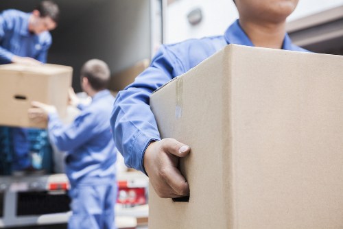 Commercial moving team planning a business relocation in Kentish Town