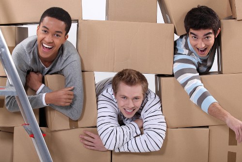 Professional packing supplies and boxes prepared for a Kentish Town move