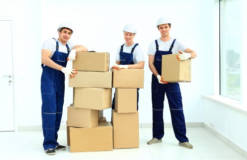 Local house removals team preparing a move in Kentish Town