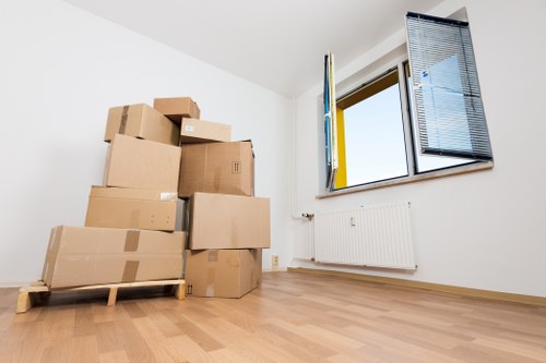 Prepared furniture items ready for collection in Kentish Town