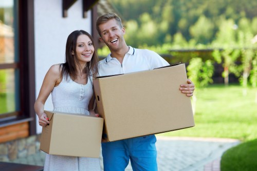 Digital checkout and card payment security for removal van services