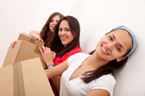 Professional moving van ready for local furniture transport around Kentish Town